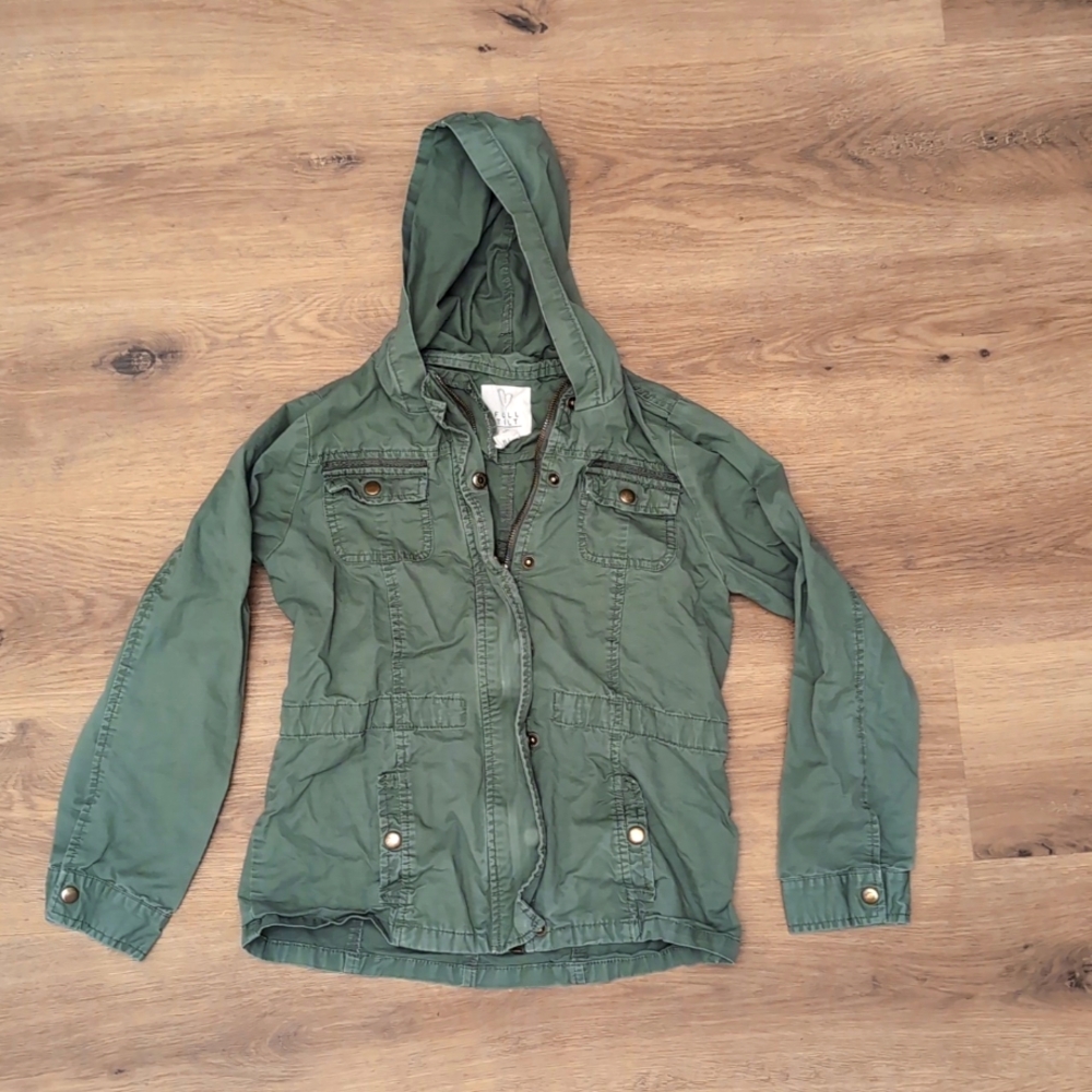 Girls Military Style Jacket